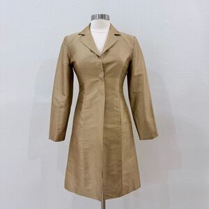 Vintage Hugo Buscati Women's Size 4P 100% Silk Suit Jacket and Pants Outfit Set